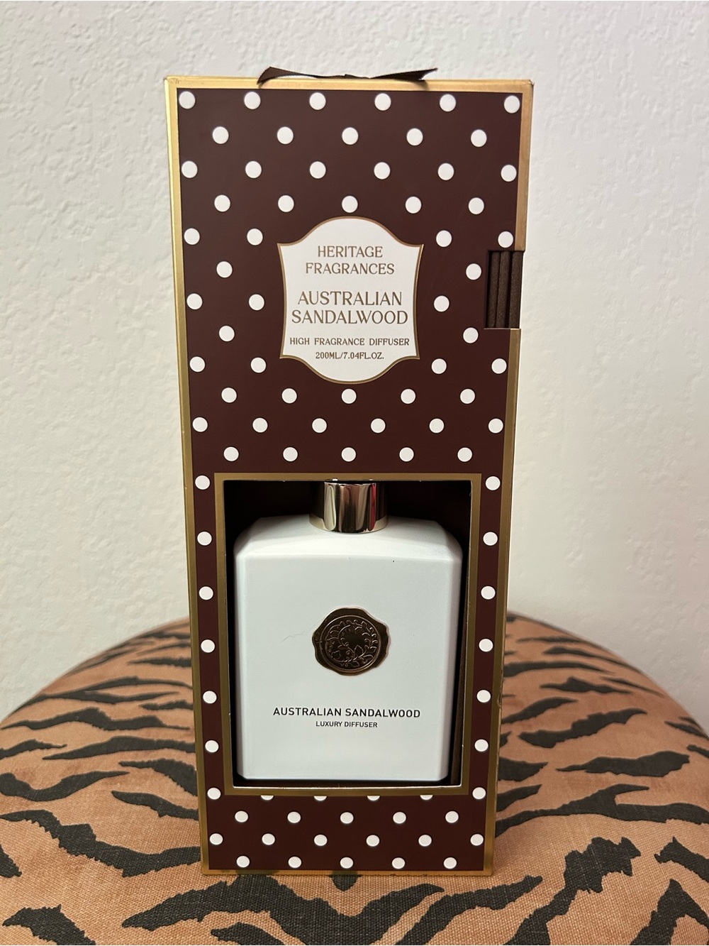 Heritage Fragrances Australian Sandalwood Luxury Reed Fragrance Diffuser